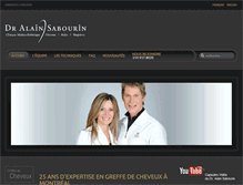 Tablet Screenshot of dralainsabourin.com